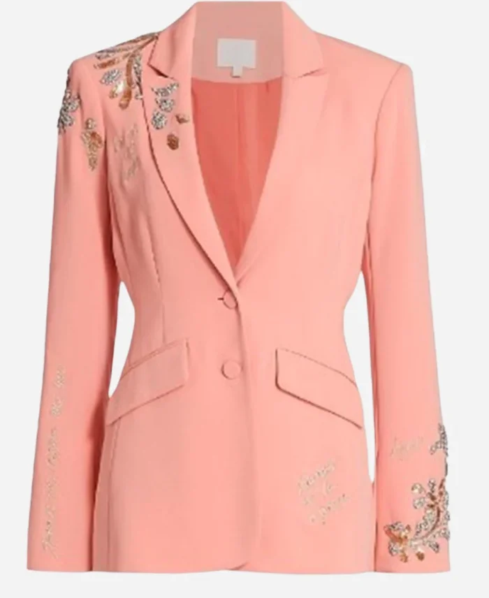 Deborah Vance TV Series Hacks Season 04 Jean Smart Pink Embellished Blazer