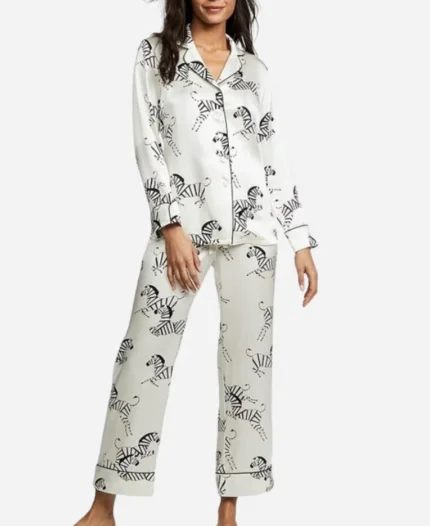 Deborah Vance TV Series Hacks Season 04 Jean Smart Zebra Pajamas Set