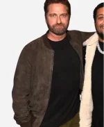 Den of Thieves 2 Pantera Gerard Butler Suede Leather Jacket