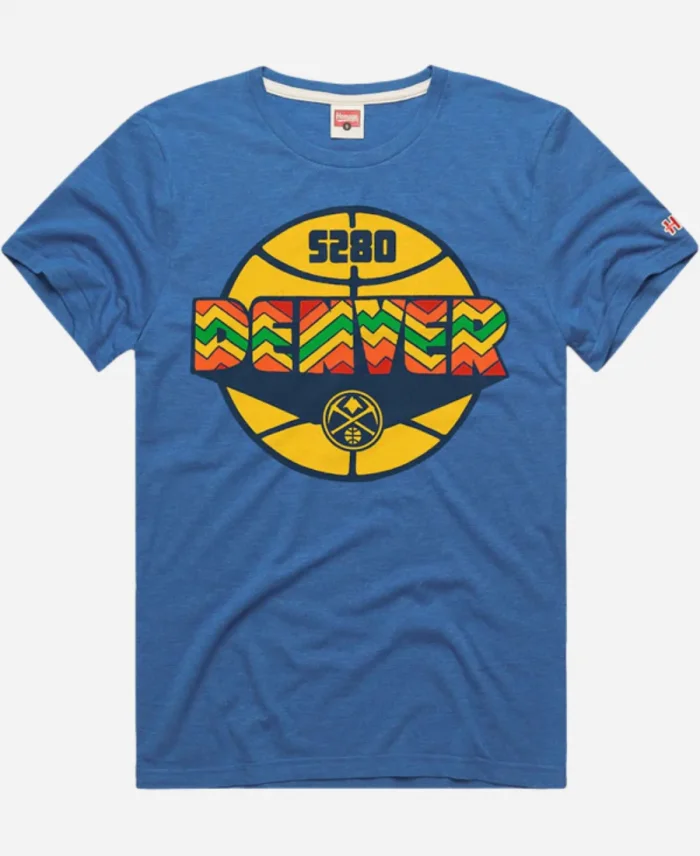 Denver Nuggets Homage Royal Hometown Edition T-Shirt