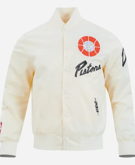 Detroit Pistons 2025 NBA City Edition Satin Jacket