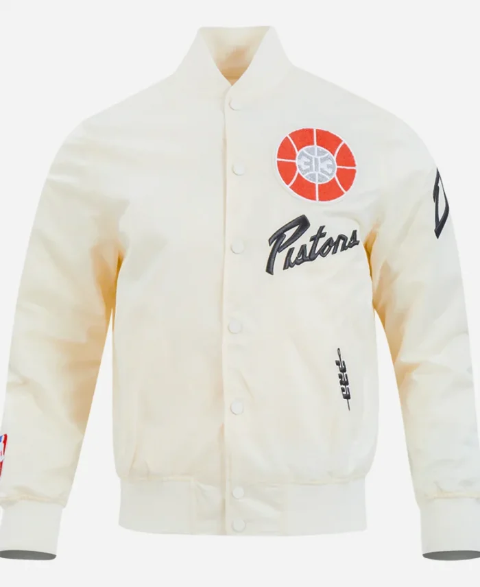 Detroit Pistons 2025 NBA City Edition Satin Jacket