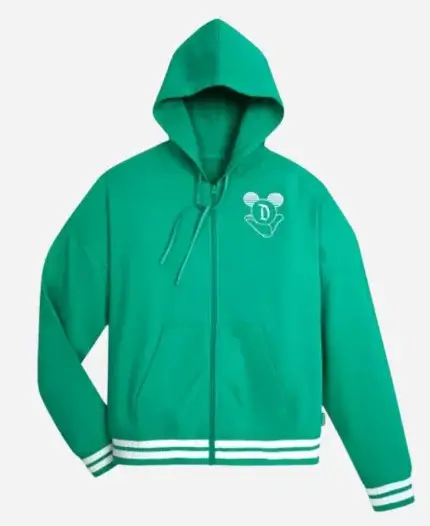 Disneyland Green Varsity Hoodie