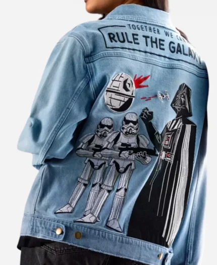  Disneyland Together We Can Rule the Galaxy Star Wars Blue Denim Jacket