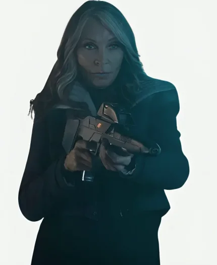 Doctor Beverly Crusher Tv Series Star Trek Picard Season 03 Gates McFadden Black Cotton Jacket