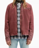Dominic Sessa Movie Now You See Me Now You Don’t 2025 Red Cotton Jacket