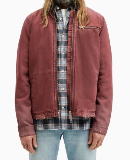 Dominic Sessa Movie Now You See Me Now You Don’t 2025 Red Cotton Jacket