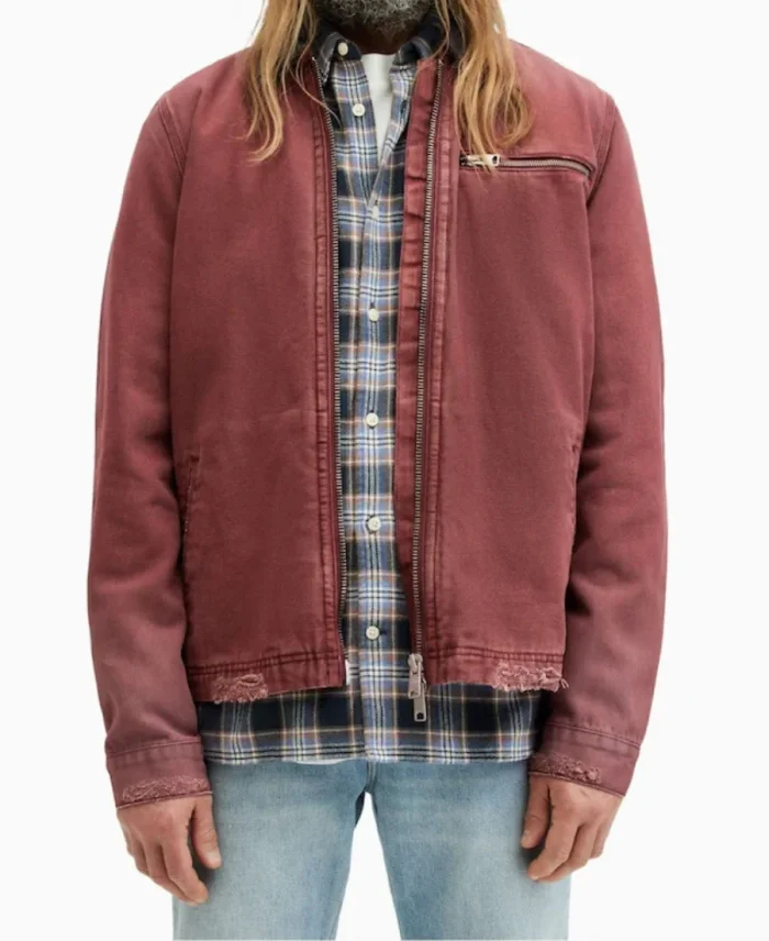 Dominic Sessa Movie Now You See Me Now You Don’t 2025 Red Cotton Jacket
