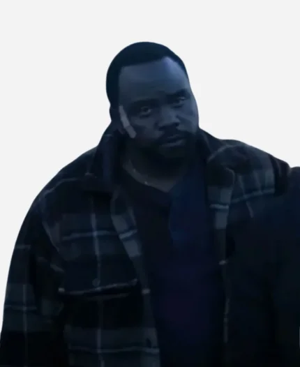 Dope Thief Brian Tyree Henry Wool Checkered Jacket