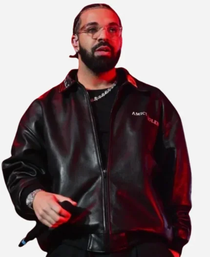 Drake Amici Violente Leather Jacket