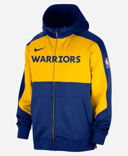 Dri-FIT NBA Golden State Warriors Showtime Blue Full-Zip Hoodie