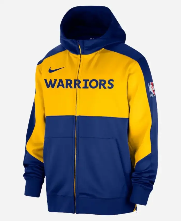 Dri-FIT NBA Golden State Warriors Showtime Blue Full-Zip Hoodie
