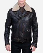 Dylan Walsh TV Series Superman And Lois Season 02 Sam Lane Black Leather Jacket