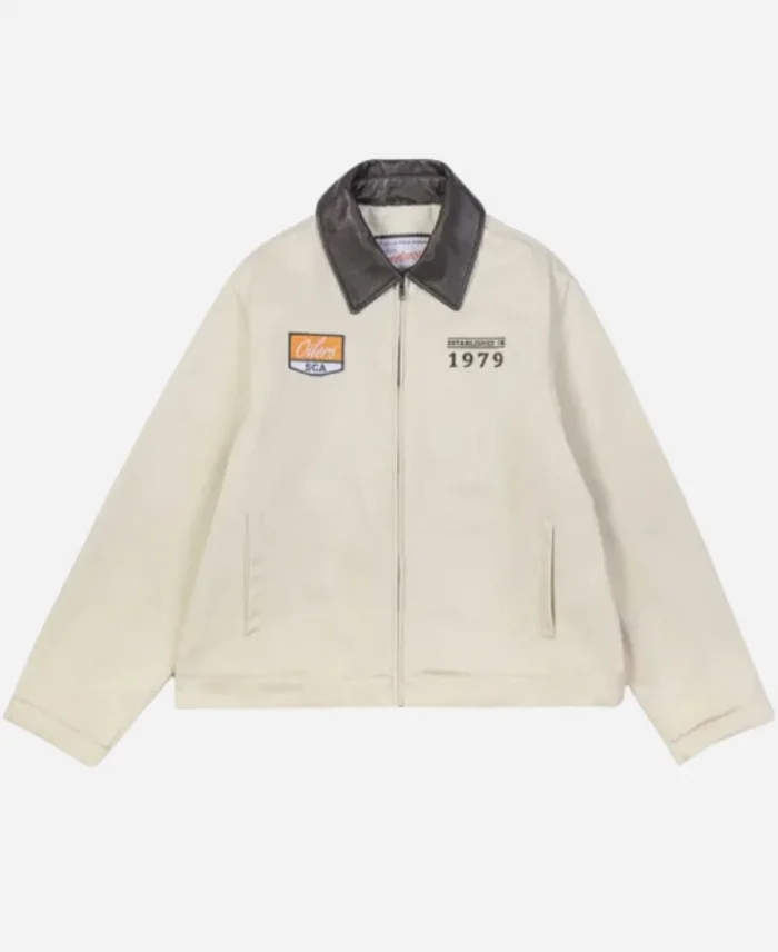 Edmonton Oilers 2025 Cream Utilitarian Jacket
