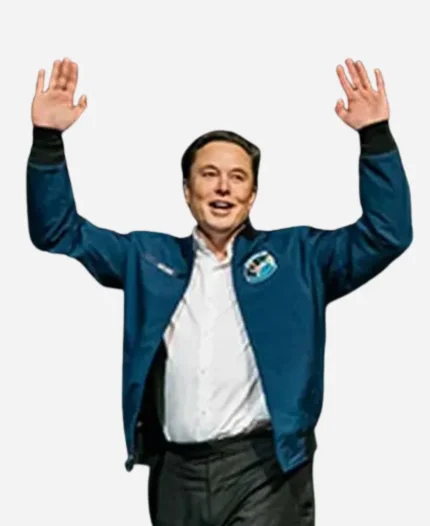 Elon Musk The Air Force Academy Blue Jacket