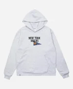 Enjoy Basketball x New York Knicks Unisex Hoop Enthusiast Capsule Collection Grey Pullover Hoodie