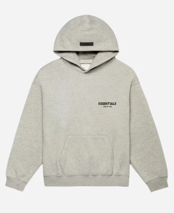 Essentials Dark Oatmeal Hoodie