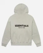 Essentials Dark Oatmeal Pullover Grey Hoodie