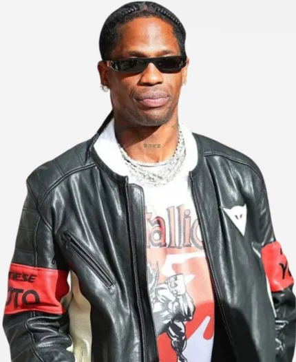 F1 Grand Prix of Miami Travis Scott Leather Jacket