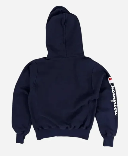 Faze Clan x Champion Blue Pullover Hoodie For Sale