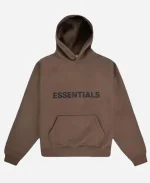 Fear Of God Essentials Brown Hoodie