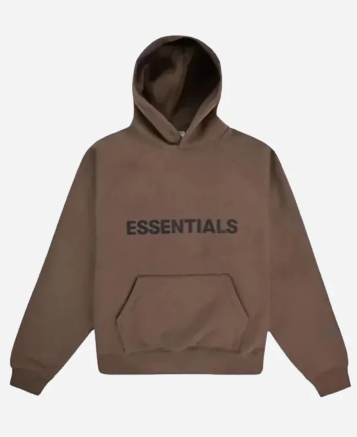 Fear Of God Essentials Brown Hoodie