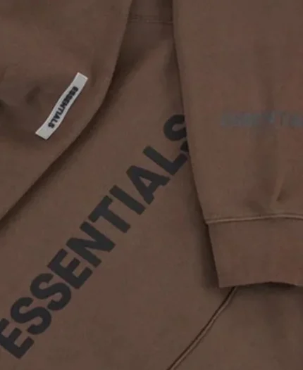 Fear Of God Essentials Pullover Brown Hoodie