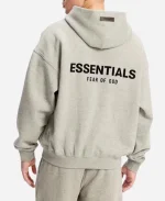Fear of God Essentials Dark Oatmeal Pullover Grey Hoodie