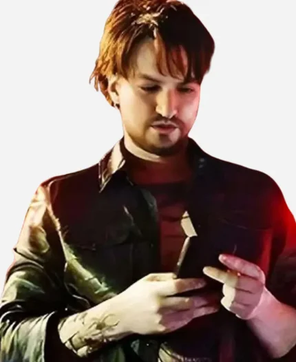 Final Destination Bloodlines Richard Harmon Black Leather Jacket