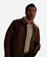Found S2 Brett Dalton Brown Leather Jacket