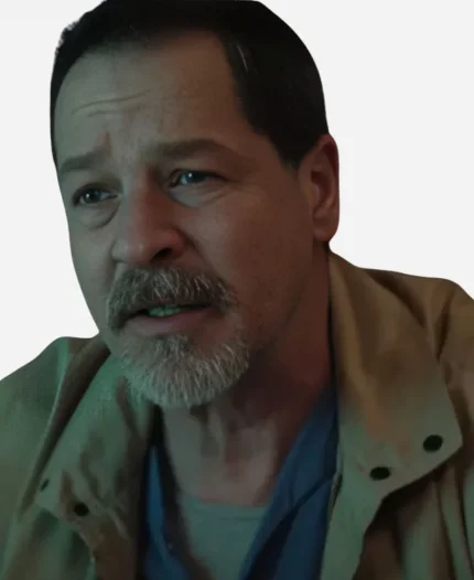 French Stewart Movie Bob Trevino Likes It 2025 Robert Beige Cotton Jacket