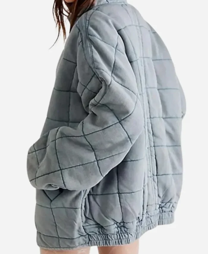 Gen V S01 Emma Meyer Blue Quilted Jacket