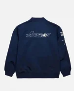 Golden State Valkyries FISLL Eclipse Black Full-Snap Varsity Jacket For Unisex