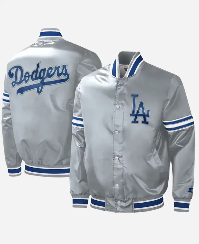 Gray Los Angeles Dodgers Slider Grey Jacket