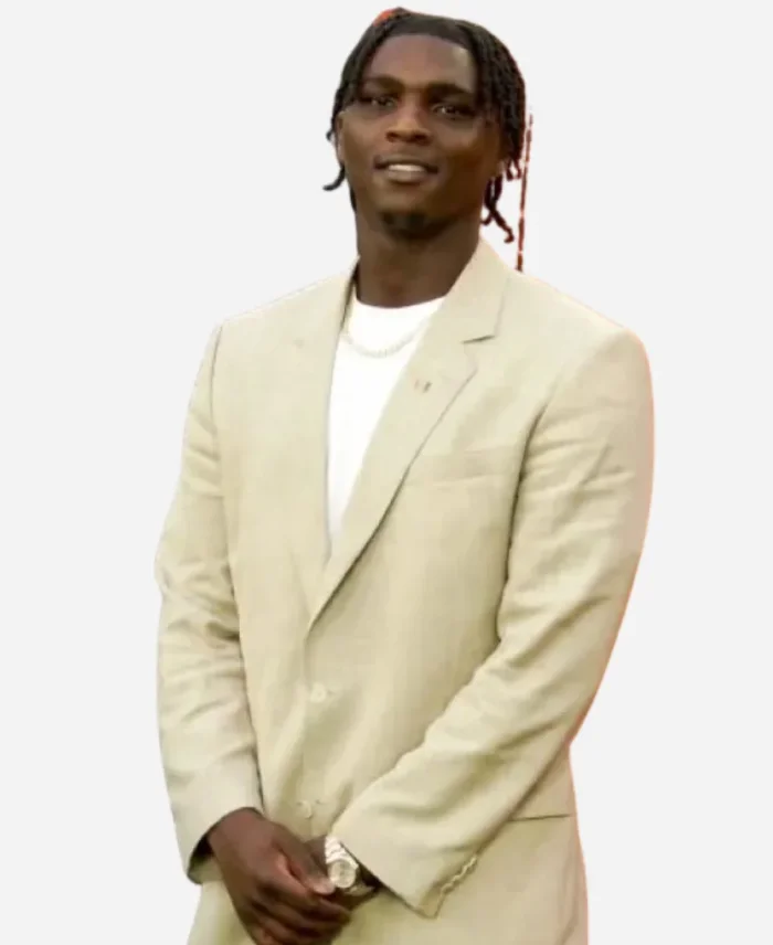 Green Bay, Wisconsin 2025 NFL Draft Cam Ward Beige Suit