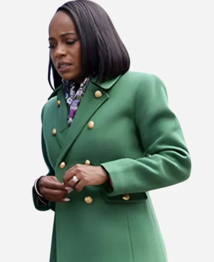 Grosse Pointe Garden Society S01 Aja Naomi King Green Coat