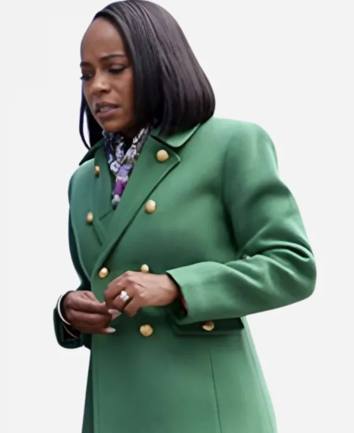 Grosse Pointe Garden Society S01 Aja Naomi King Green Coat