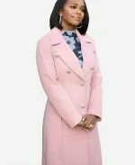 Grosse Pointe Garden Society S01 Aja Naomi King Pink Coat