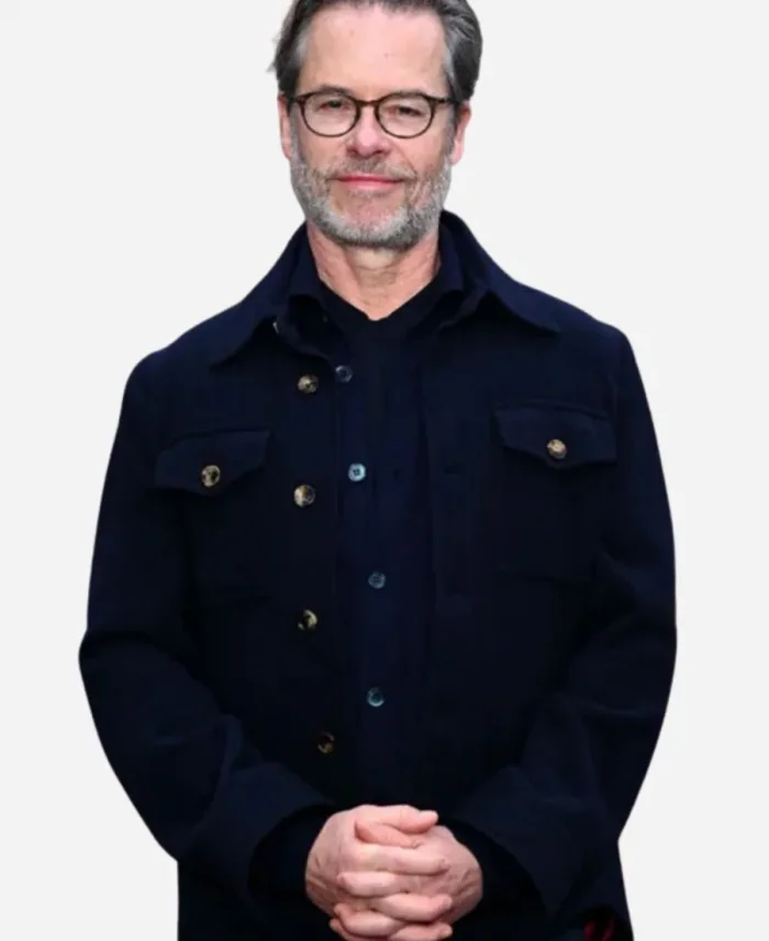 Guy Pearce The Brutalist 2025 Blue Jacket
