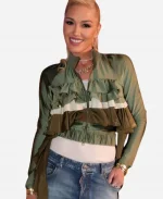 Gwen Stefani IHeartRadio’s 102.7 KIIS FM Wango Tango Green Jacket