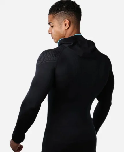 Gymshark Onyx V1 Black Half Zip Hoodie For Sale