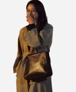 Han Hyo-joo Tv Series Moving 2023 Lee Mi-Hyeon Brown Cotton Trench Coat