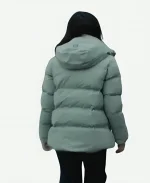 Hannah Copeland TV Series The Recruit 2025 Fivel Stewart Puffer Hooded Jacket