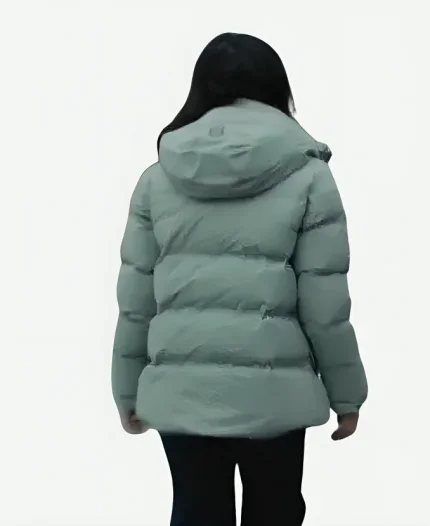 Hannah Copeland TV Series The Recruit 2025 Fivel Stewart Puffer Hooded Jacket