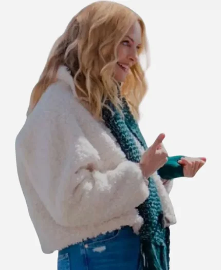 Heather Graham Best Christmas Ever Faux Fur Jacket