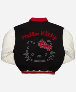 Hello Kitty Dumbgood Black and White Varsity Jacket For Sale
