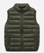 Ian Bouillion TV Series Prime Target 2025 Alex Pope Black Puffer Vest