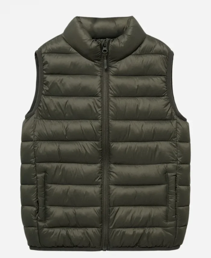 Ian Bouillion TV Series Prime Target 2025 Alex Pope Black Puffer Vest