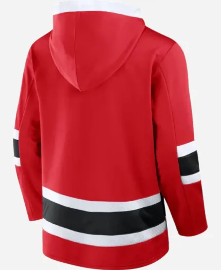 Ice Hockey Team Detroit Red Wings 2025 Mens Red Hockey Hoodie