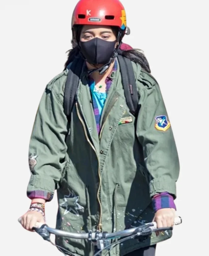 Iman Vellani The Marvels 2023 Green Jacket
